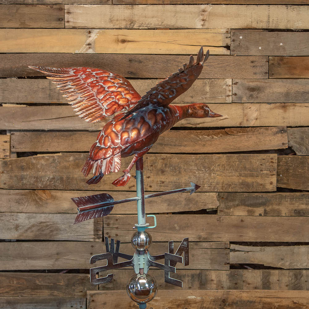 3D Full Body Flying Mallard Weathervane Vintage Weathervanes